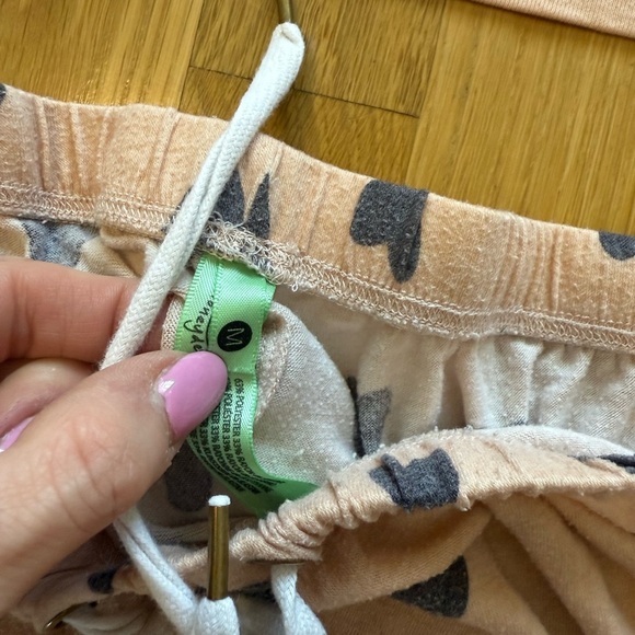 Honeydew Intimates from Nordstrom heart pink pajamas women size medium - Picture 8 of 10